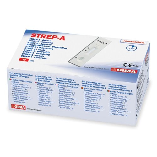 TEST STREPTO A PROFESS GIMA 20PZ