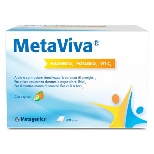 METAVIVA MG/K/VIT C 40 Bust. METAVIVA MG/K/VIT C 40 Bust.