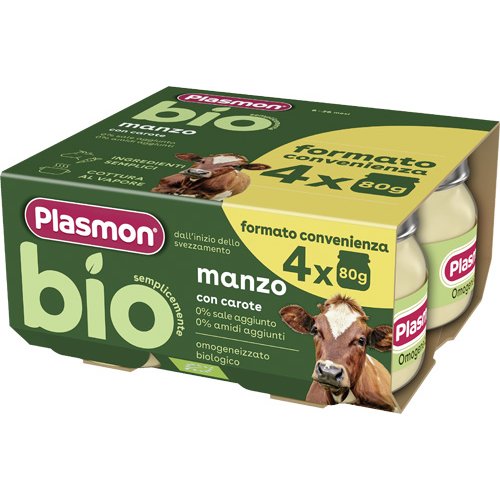PLASMON BIO OMOG MANZO 4PZ PLASMON BIO OMOG MANZO 4PZ