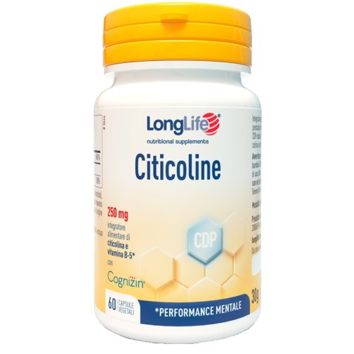LONGLIFE CITICOLINE 60Cps LONGLIFE CITICOLINE 60Cps