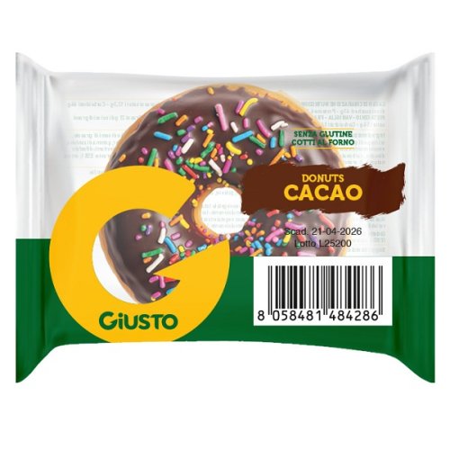 GIUSTO S/G Donuts Cacao 35g GIUSTO S/G Donuts Cacao 35g
