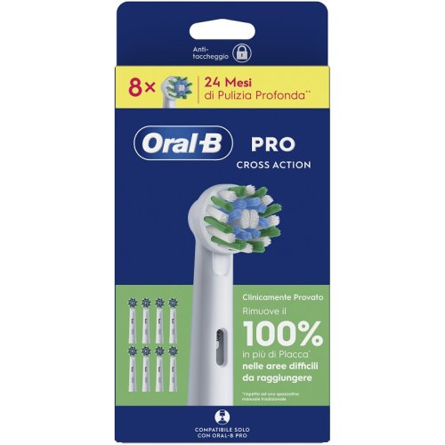 ORALB CROSSACTION REFILL 8PZ ORALB CROSSACTION REFILL 8PZ