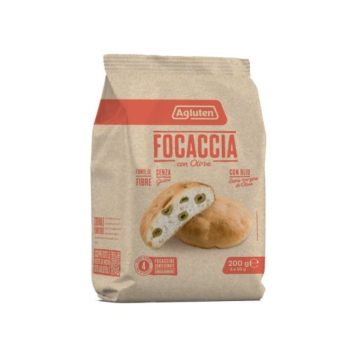 AGLUTEN Focaccina Olive 200g