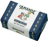 L\'AMANDE sapone di marsiglia agli olii vegetali 200 g.