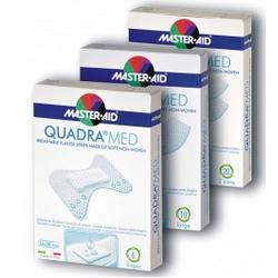 MASTER AID quadra med 10 cerotti extra in tessuto non tessuto 45 x 57 mm.