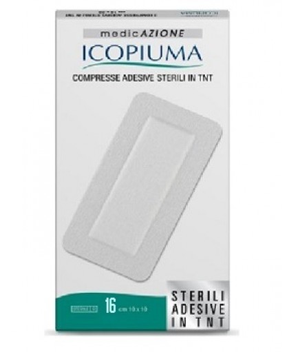 icopiuma compresse sterili TNT 10X10 cm 16 pezzi