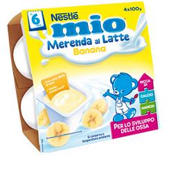 Nestle Merenda Al Latte Con  Banan 4X100 Gr