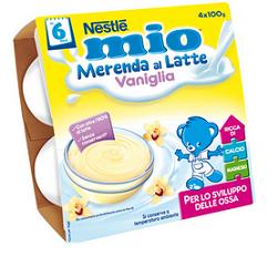 Nestle Merendina Lattea Alla Vaniglia 4X100 Gr