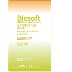 biosoft detergente liquido delicato a pH acido 400 ml.