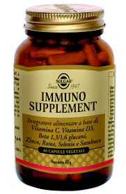 SOLGAR immuno supplement integratore alimentare sistema immunitario 60 capsule