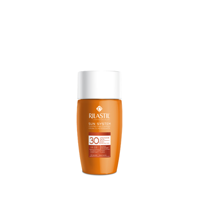 RILASTIL sun system fluido comfort viso pelli sensibili SPF30 50 ml.