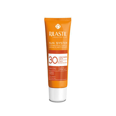 RILASTIL sun system crema viso SPF30 50 ml.