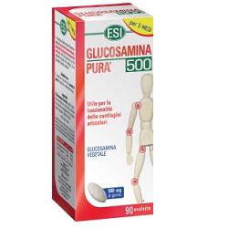 Integratore alimentare - Glucosamina Pura 500 90 ovalette in flacone