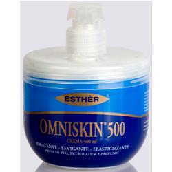 OMNISKIN 500 crema idratante, levigante, elasticizzante 500 ml.