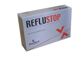 Reflustop integratore alimentare per il benessere gastroesofageo 30 capsule vegetali 500 mg.