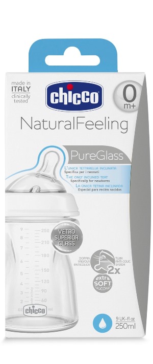 CH BIB NAT-FEEL VTR 0M+ 250ML