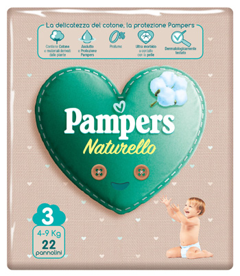 PAMPERS NATUR MIDI CP 22PZ