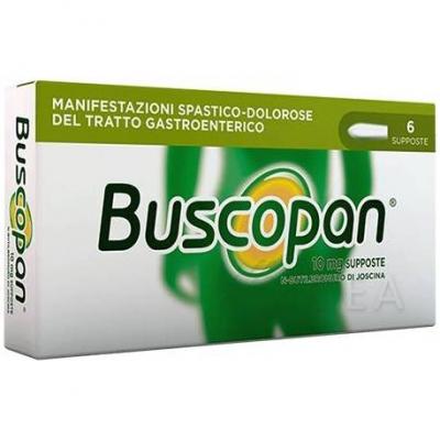 buscopan 10mg N-Butilbromuro di joscina antispastico 6 supposte