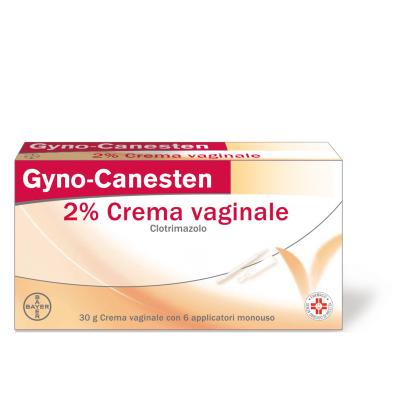 gyno-canesten 2% crema vaginale antimicotica 6 applicatori