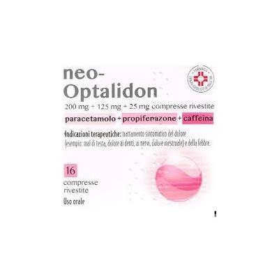 NEO-OPTALIDON Paracetamolo / Propilfenazone 16 compresse rivestite