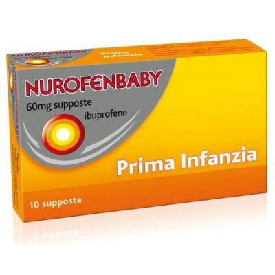 RECKITT BENCKISER NurofenBaby 10 supposte 60 mg  Ibuprofene