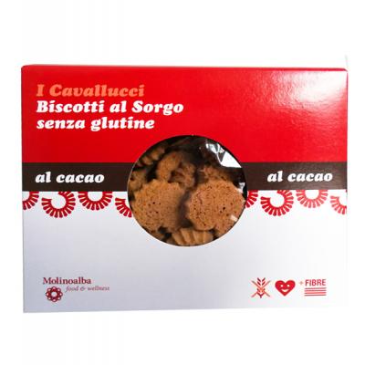 I cavallucci biscotti al sorgo al cacao senza glutine 125 grammi