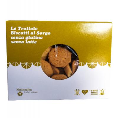 Le Trottole biscotti al sorgo senza glutine e senza latte 125 grammi