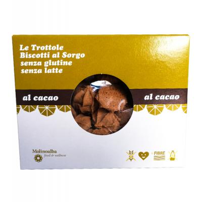 Le Trottole biscotti al sorgo senza glutine e senza latte al cacao 125 grammi